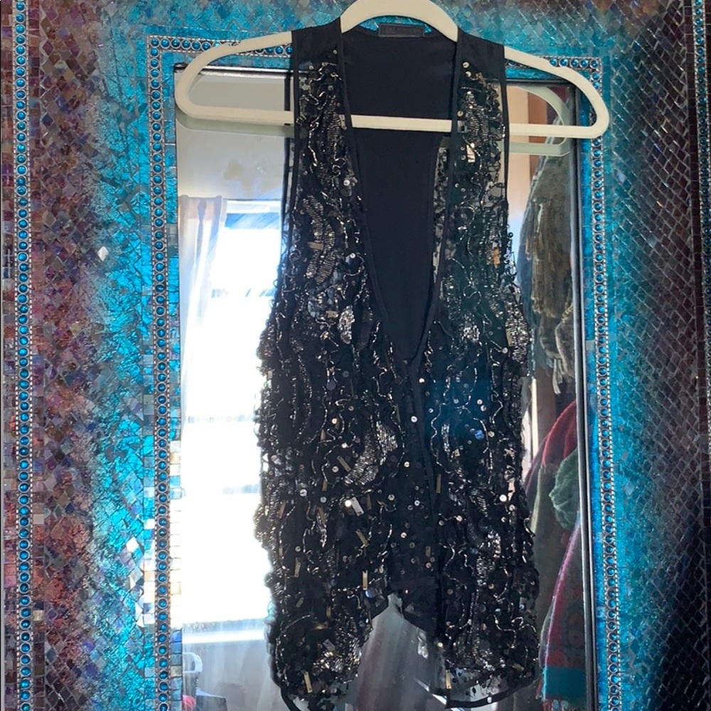 Richard Chai Sequined Vest